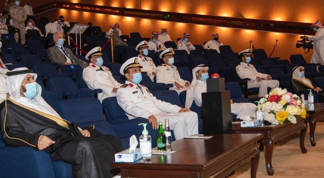 Commander of the Royal Saudi Naval Forces Launches His Majesty-Al-Dariyah Corvette into Water, 2nd in Sarawat Ships' Project