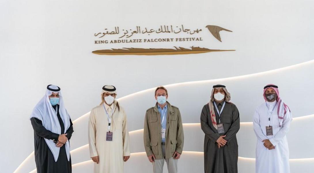 France Ambassador to KSA Visits King Abdulaziz Falconry Festival
