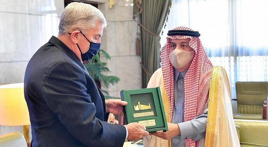 سمو أمير منطقة الرياض يستقبل سفير الولايات المتحدة الأمريكية لدى المملكة