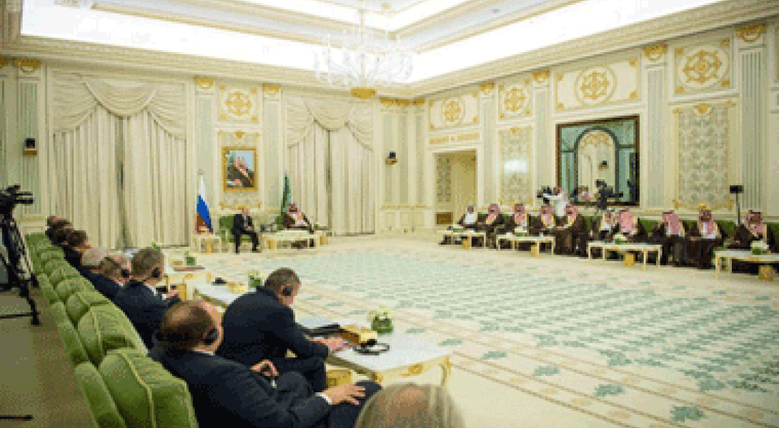 HRH Crown Prince and Russian President Co-Chair 1st Meeting of the Saudi-Russian Economic Committee