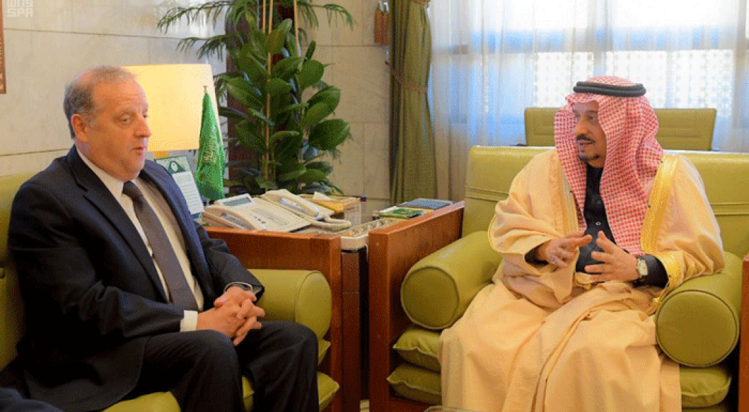 Governor of Riyadh Region Receives Canadian Ambassador