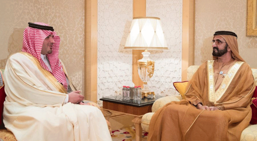 UAE Vice President Receives Saudi Interior Minister