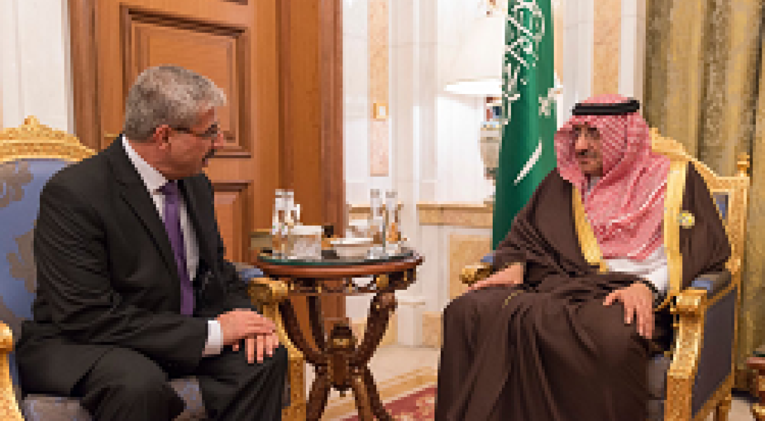 Crown Prince Receives Tunisian Ambassador to the Kingdom