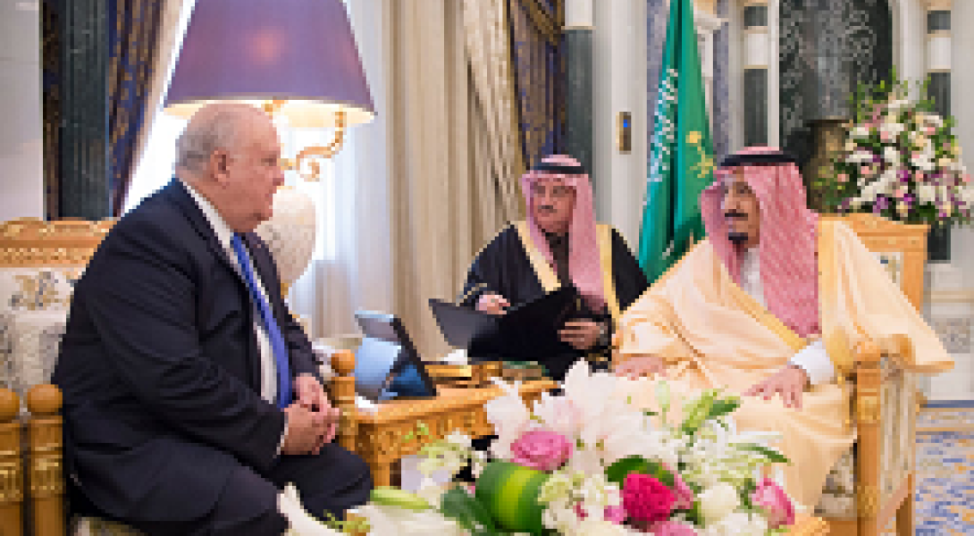 خادم الحرمين الشريفين يستقبل سفير الولايات المتحدة الأمريكية لدى المملكة